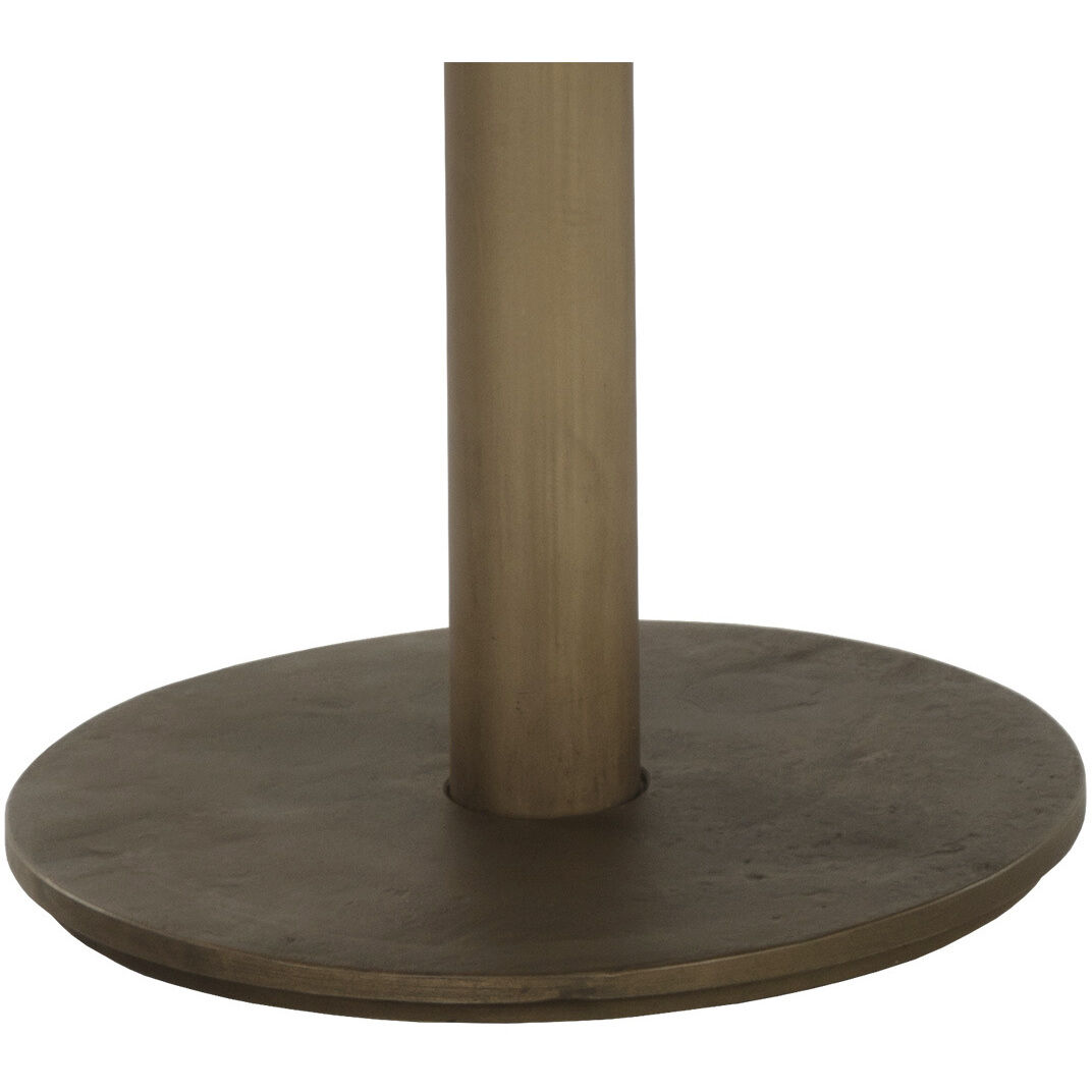 Corina Antique Brass Bar Table
